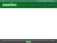 Tablet Screenshot of landgasthof-buchner.at